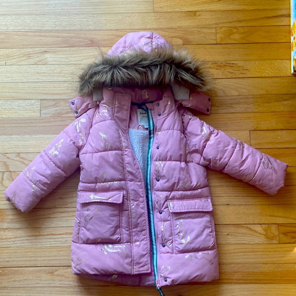 Mini Boden puffer coat